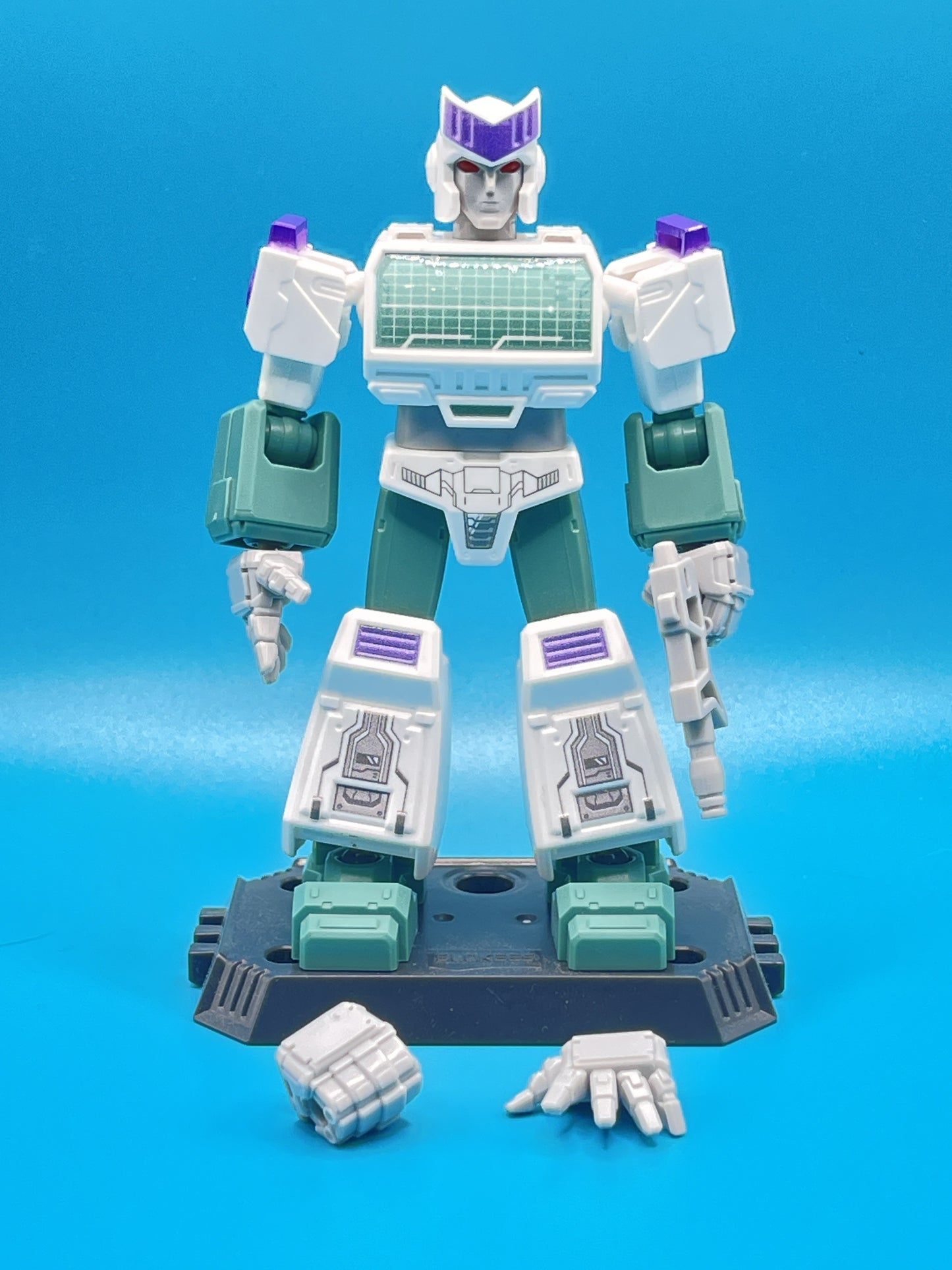 Blokees Transformers 06 Parallel Universe Shattered Glass Ratchet - Galaxy Version - Loose