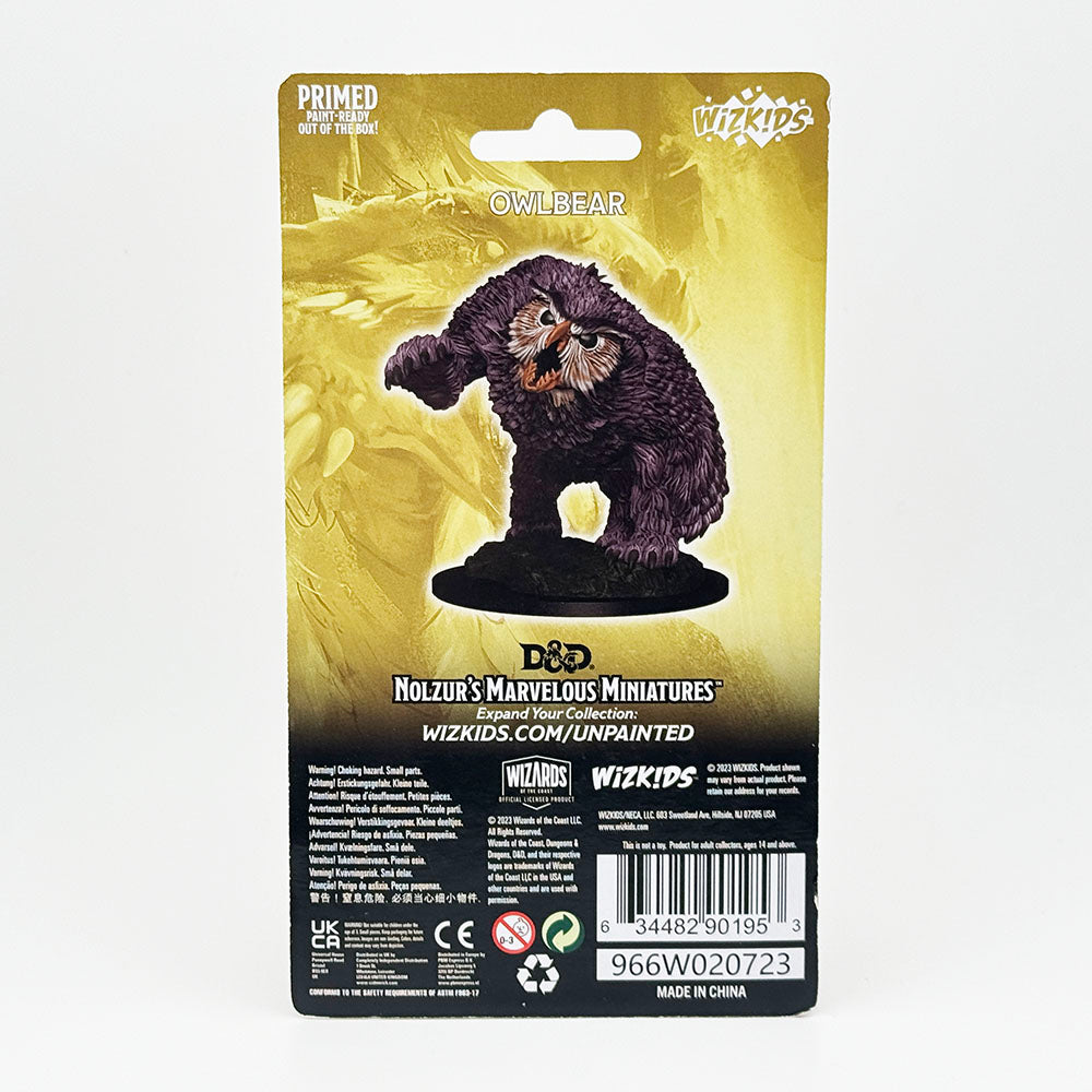 WizKids Dungeons and Dragons Owlbear Unpainted Miniature