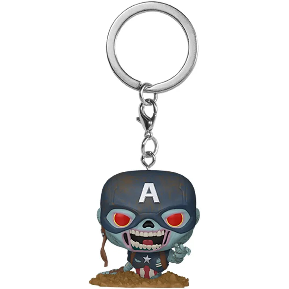 Marvel Zombies Zombie Captain America Funko Pocket Pop! Key Chain