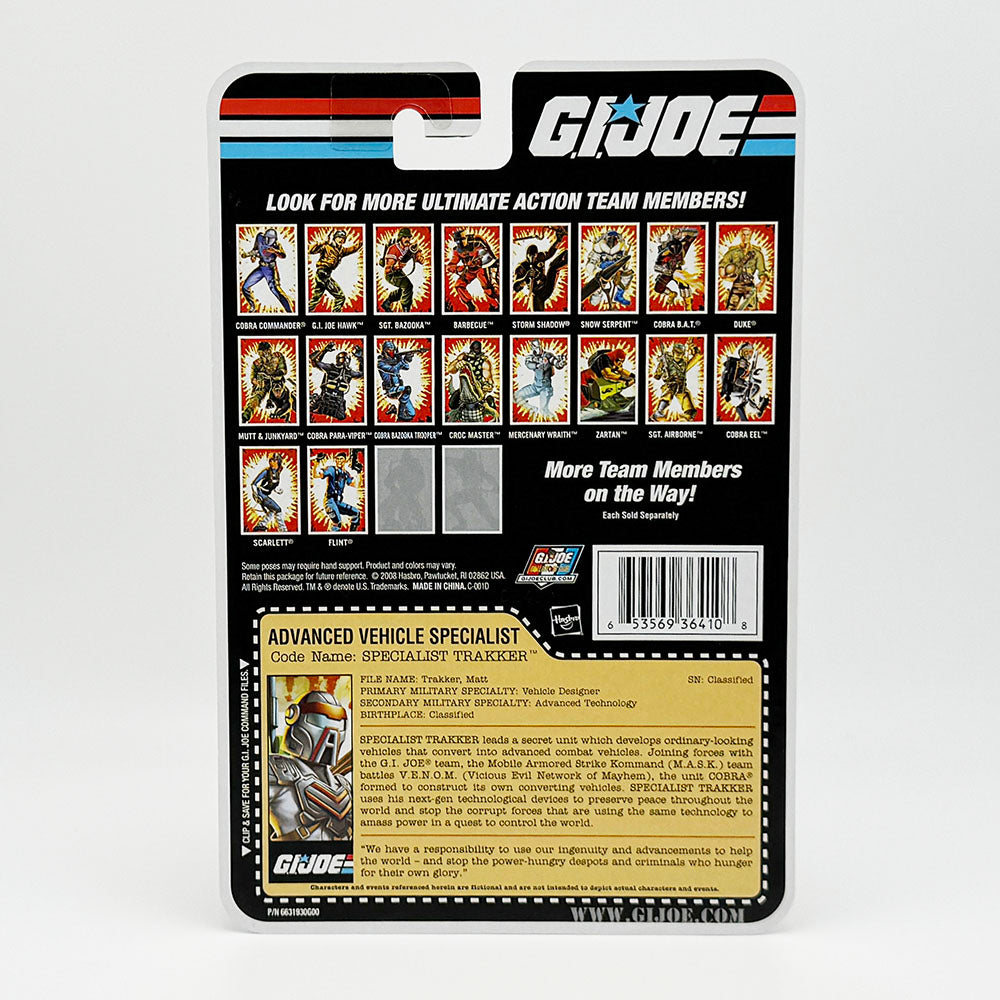 Hasbro G.I. Joe Matt Trakker MASK Carded Figure