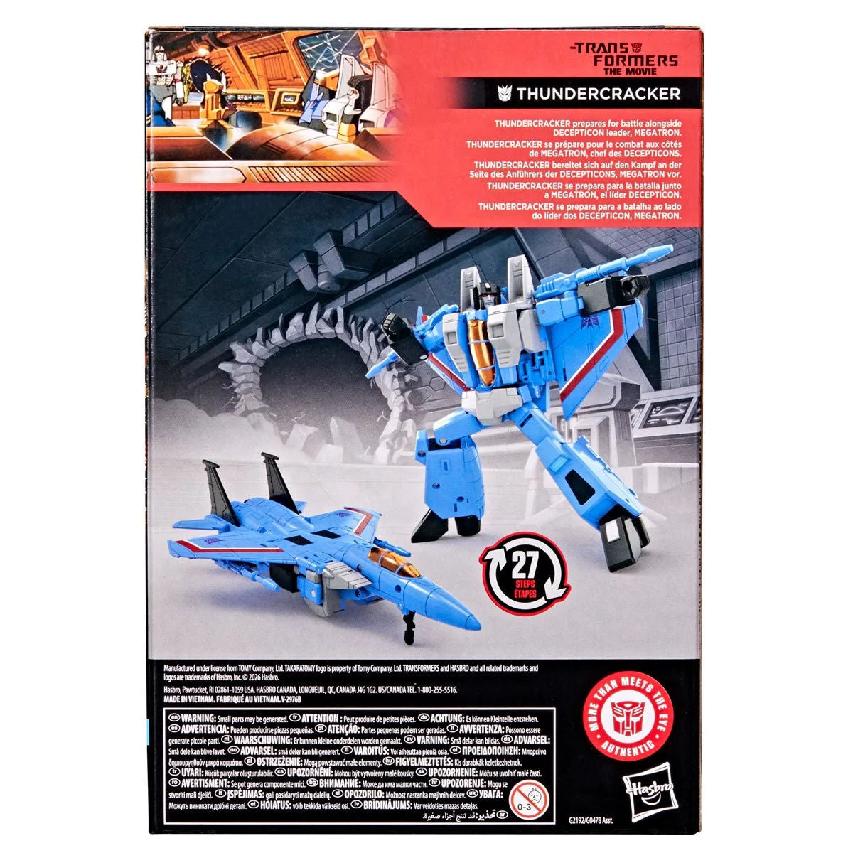 Transformers Studio Series 86 Thundercracker The Movie Action Figure