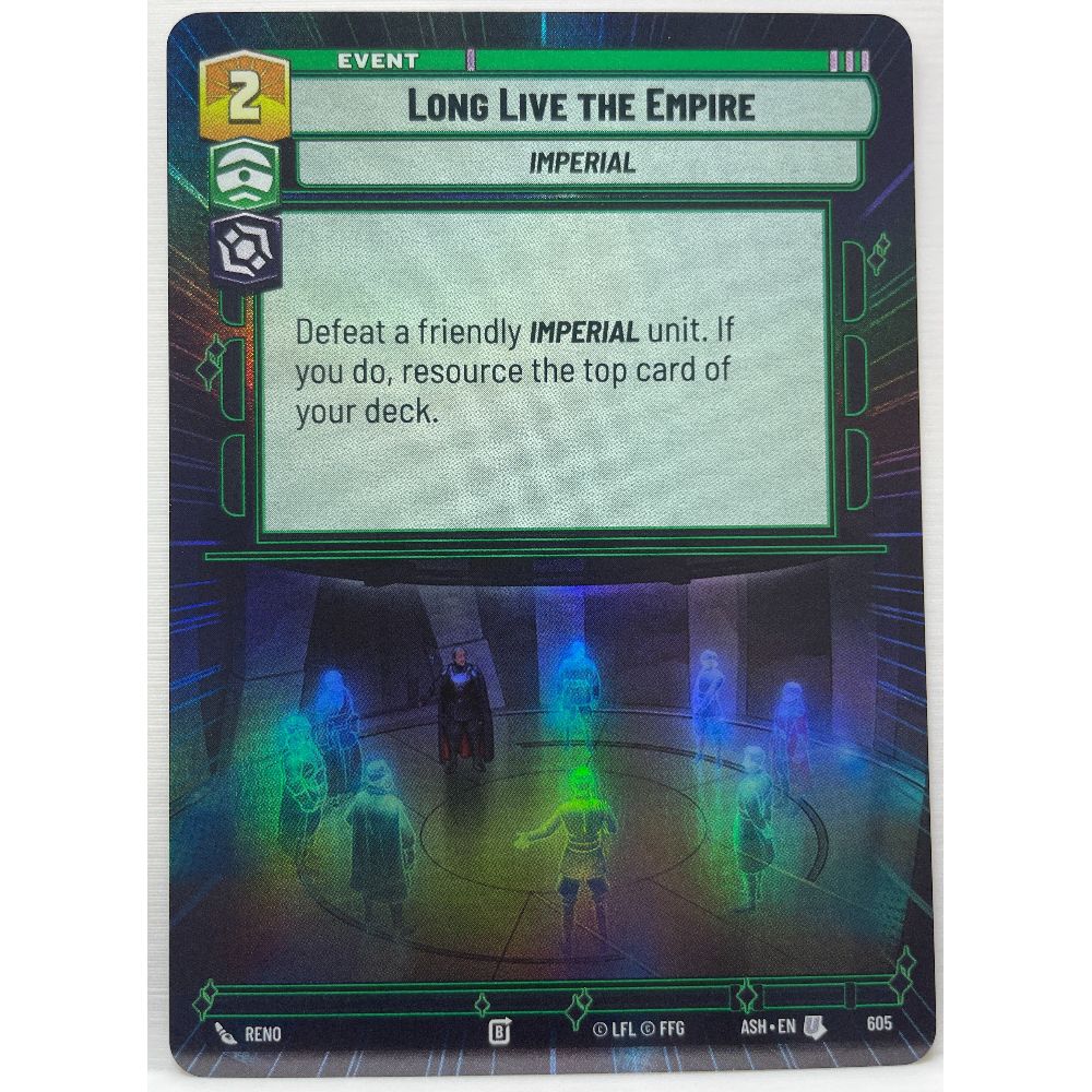 Star Wars Unlimited - Long Live the Empire (Hyperspace Foil) - Ashes of the Empire (ASH)