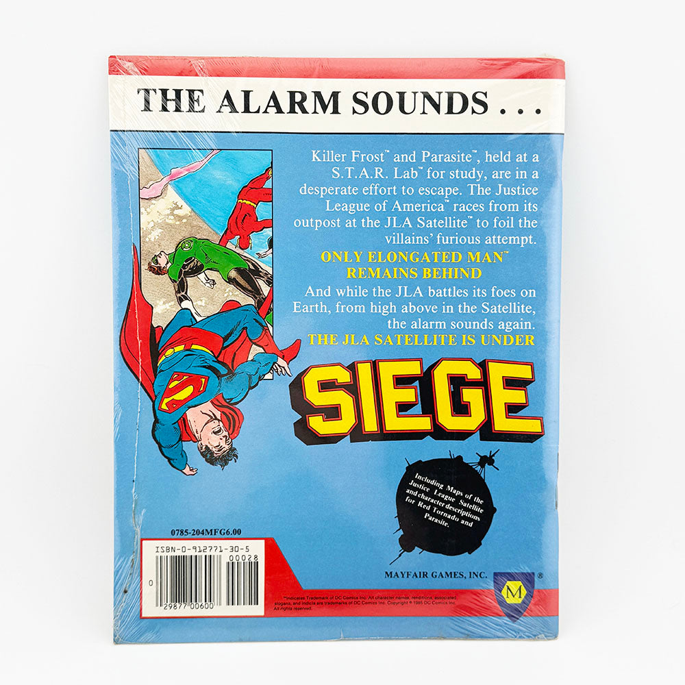 Mayfair Games DC Heroes Role Playing Game Module Siege Sealed