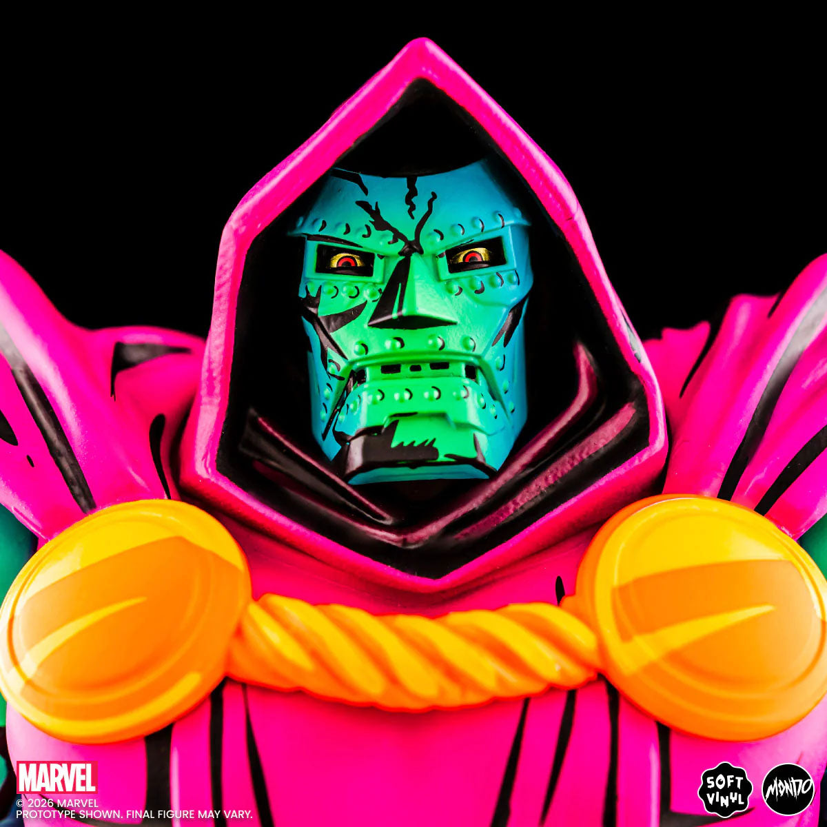 Mondo Marvel Doctor Doom Soft Vinyl Figure Psychedelic Variant