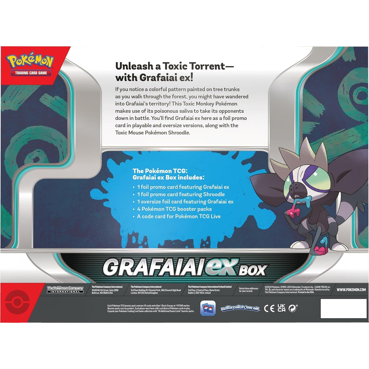 Pokemon TCG: GRAFAIAI EX Box