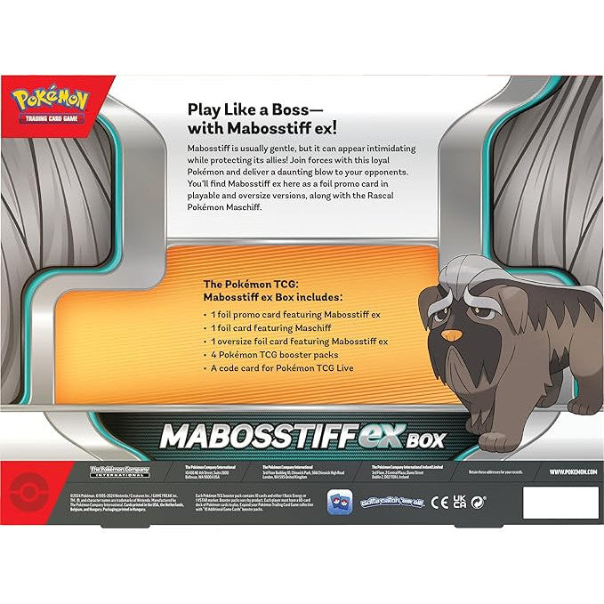 Pokemon TCG: MABOSSTIFF EX Box