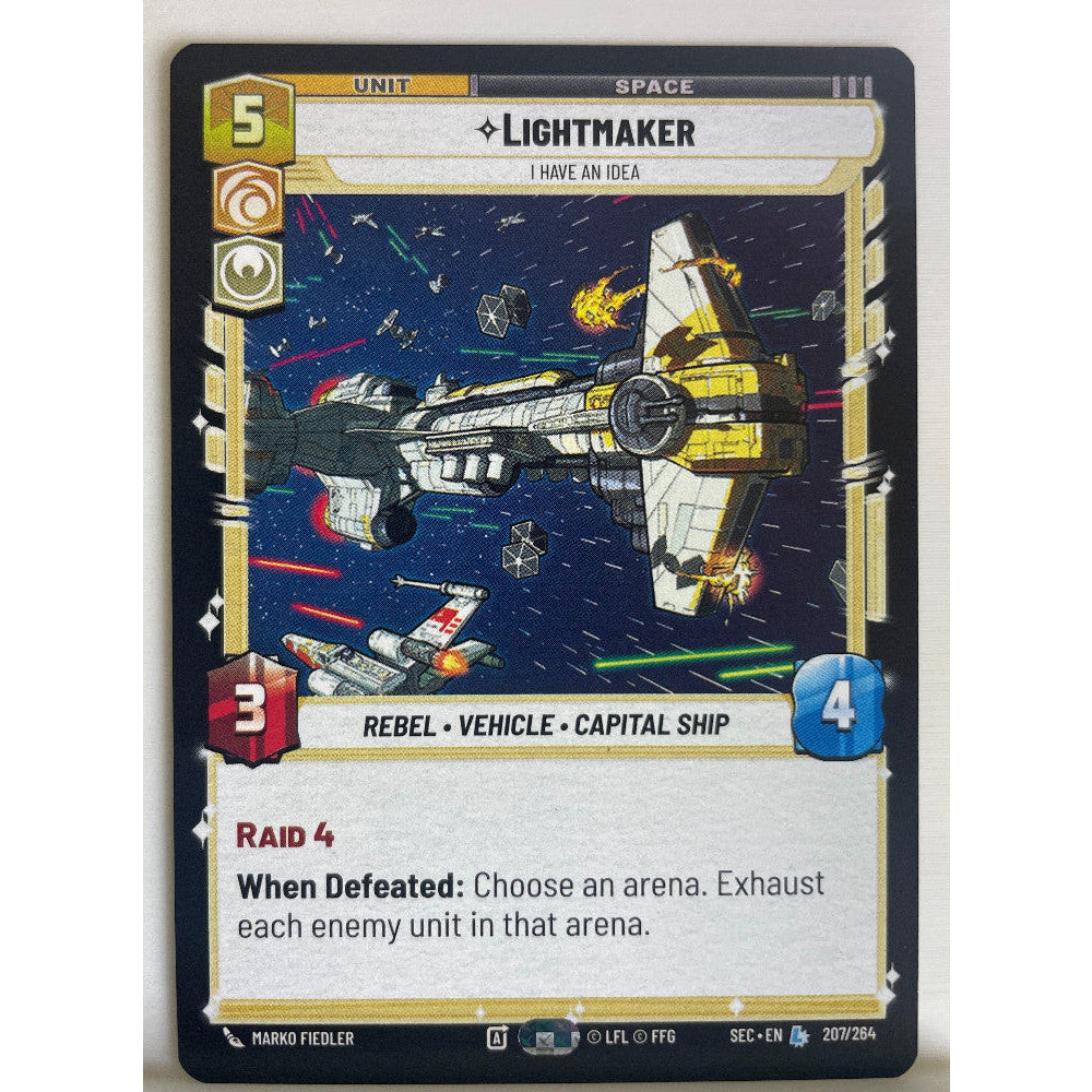 Star Wars Unlimited - Lightmaker - I Have An Idea - Secrets of Power (SEC)
