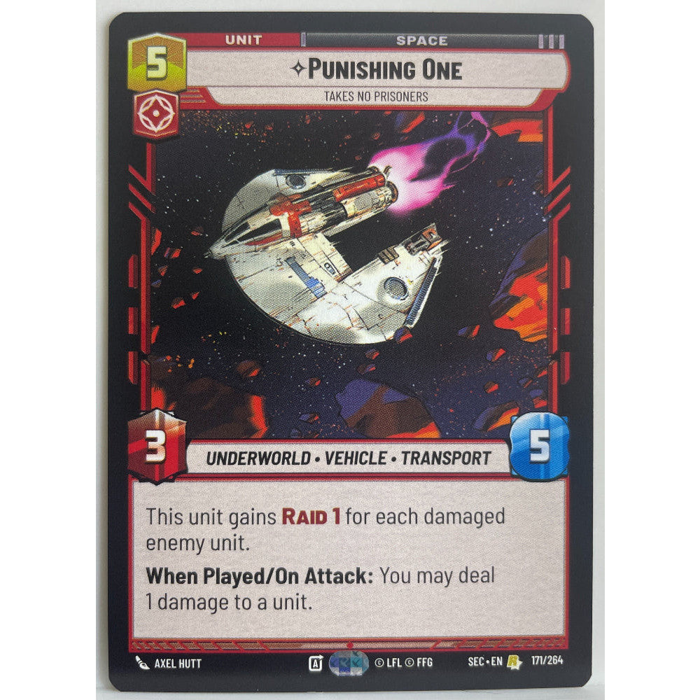 Star Wars Unlimited - Punishing One - Takes No Prisoners - Secrets of Power (SEC)