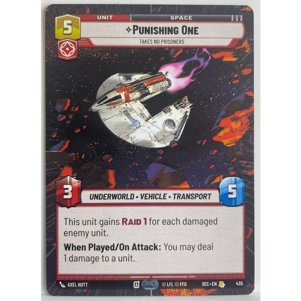 Star Wars Unlimited - Punishing One - Takes No Prisoners (Hyperspace) - Secrets of Power (SEC)