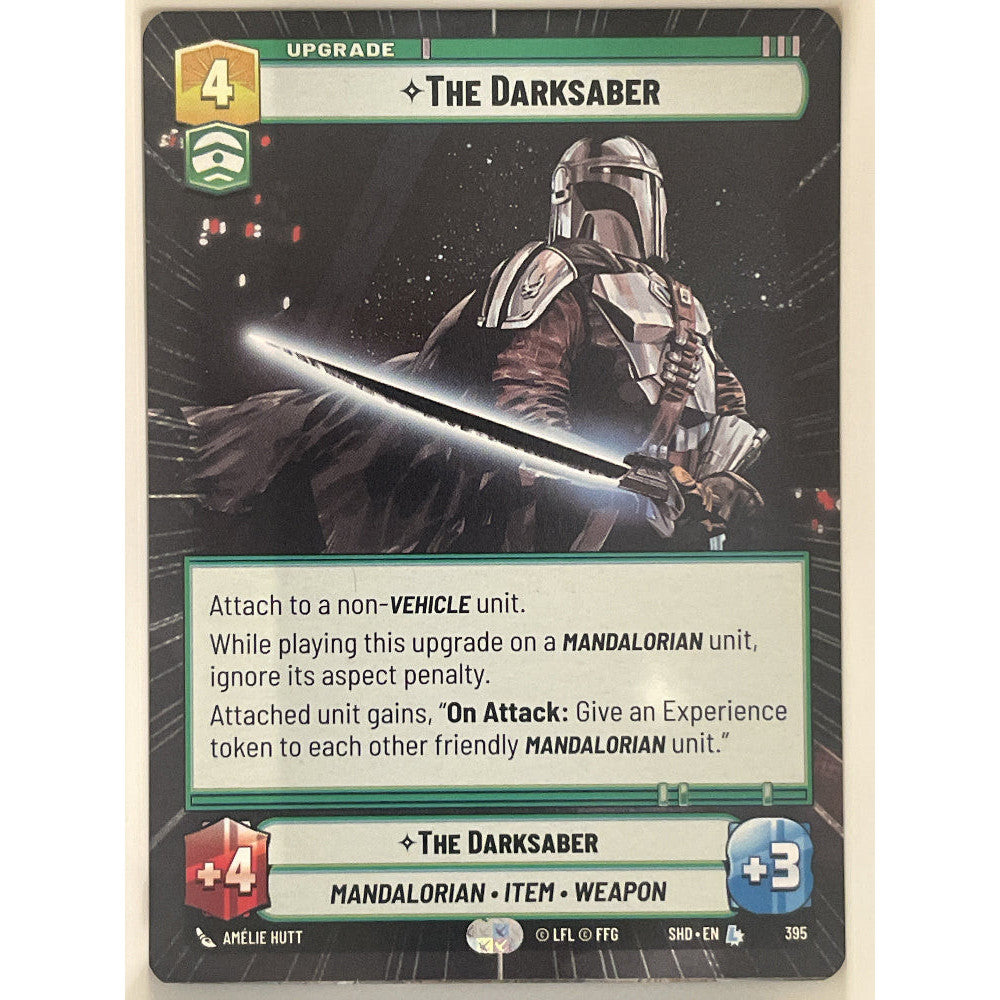 Star Wars Unlimited - The Darksaber (Hyperspace) - Shadows of the Galaxy (SHD)