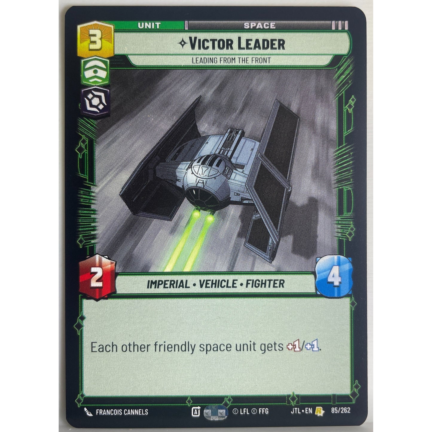 Star Wars Unlimited - Victor Leader - Leading from the Front - Jump to Lightspeed (JTL)