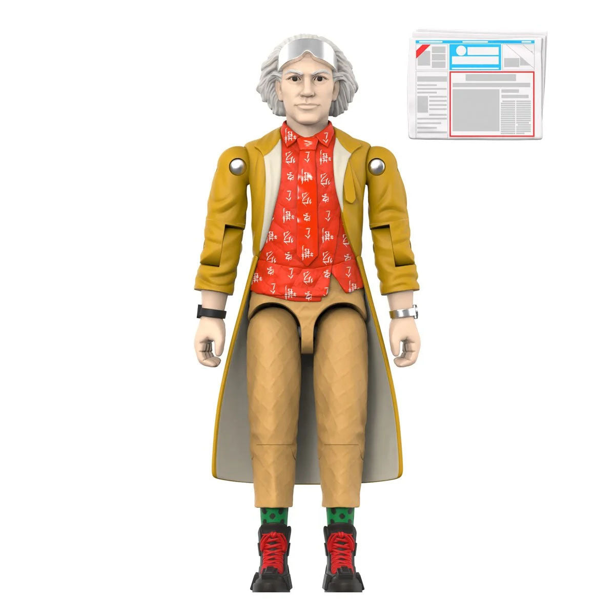 Super7 Back to the Future Doc Brown 2015 3 3/4" Carded ReAction+ Action Figure