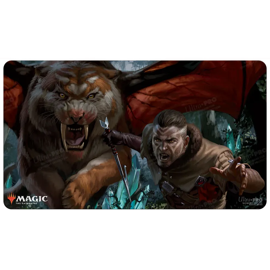 Ultra PRO Ikoria: Lair of Behemoths Go for Blood Standard Gaming Playmat for Magic: The Gathering