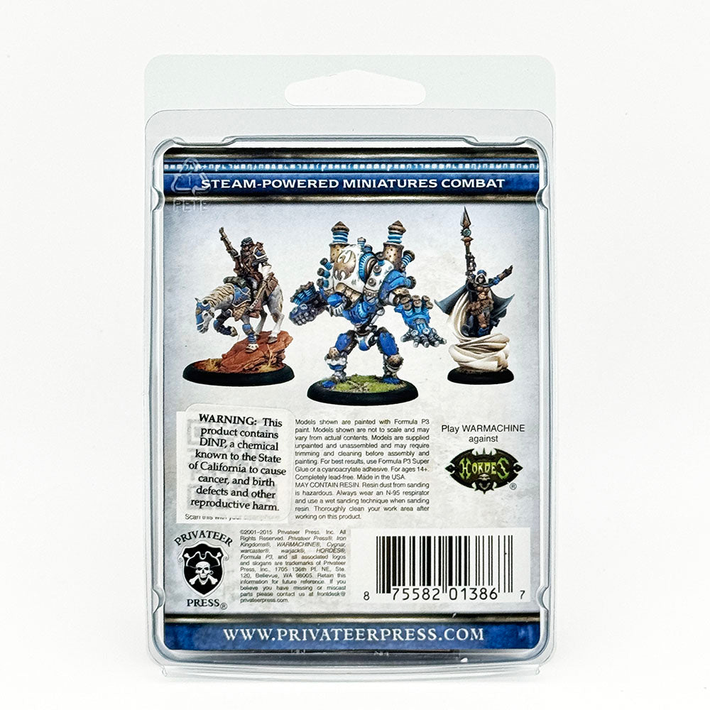 Warmachine Cygnar Trench Buster Ogrun Trencher Metal and Plastic Miniatures Kit