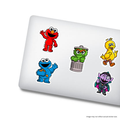 Sesame Street Waterproof Sticker - Oscar The Grouch