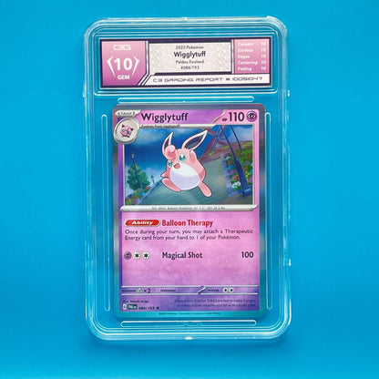 2023 Pokemon Paldea Evolved Wigglytuff #084/193 C3G 10 GEM
