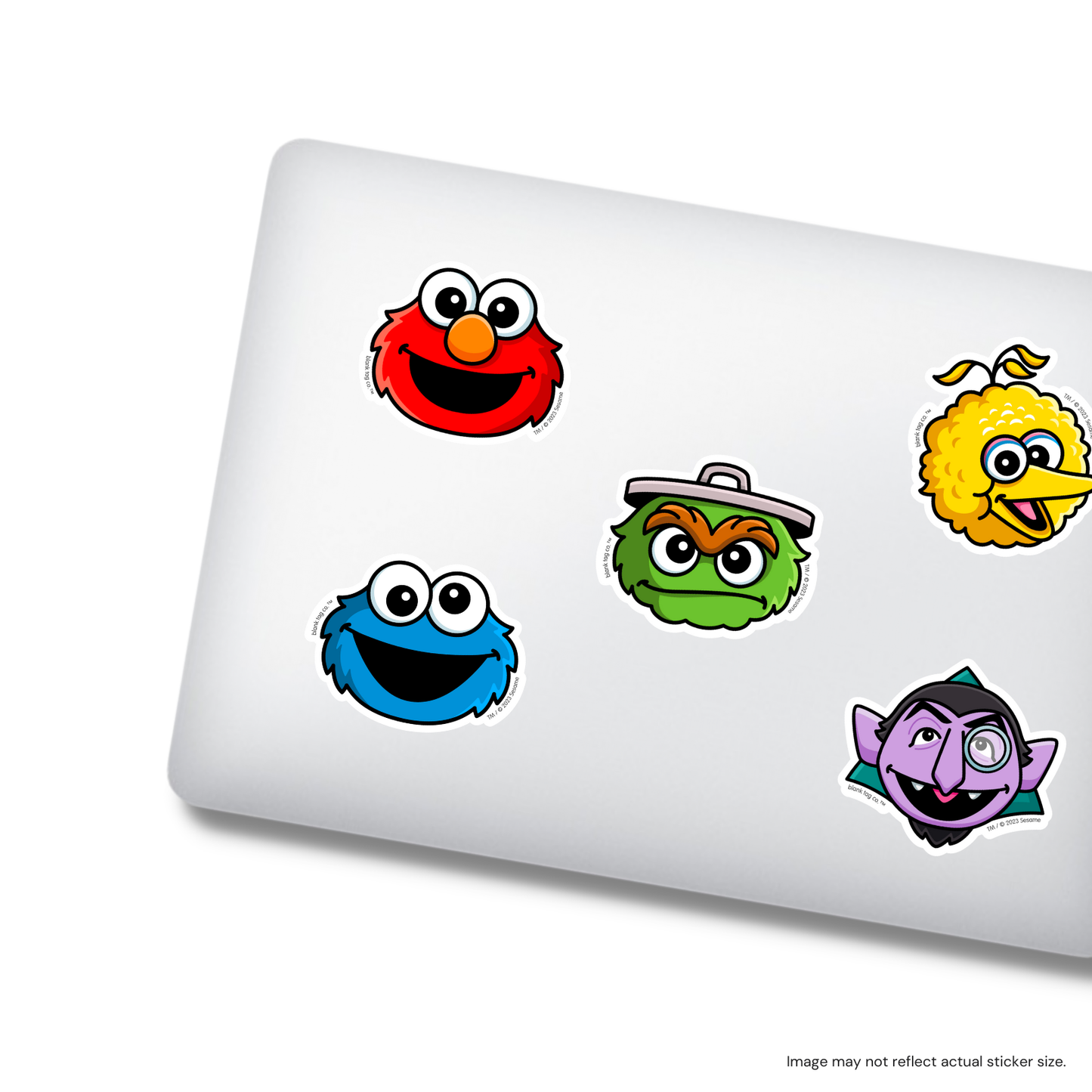 Sesame Street Waterproof Sticker - Count von Count Face