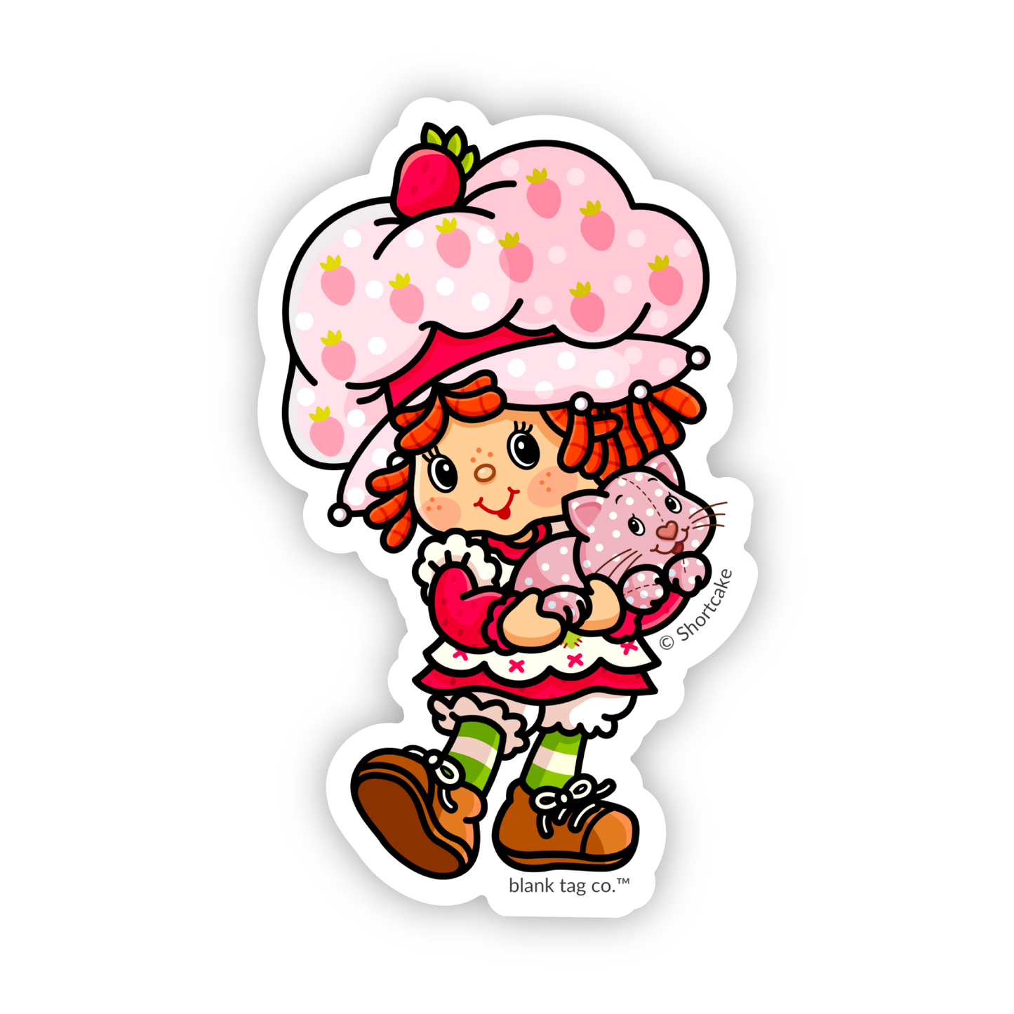 Strawberry Shortcake Waterproof Sticker