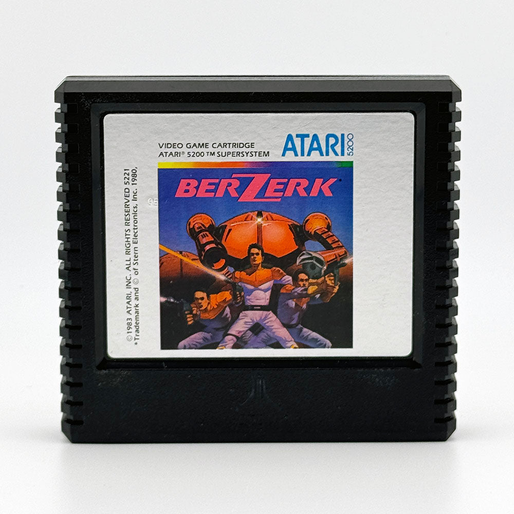 Atari 5200 Berzerk Video Game Cartridge