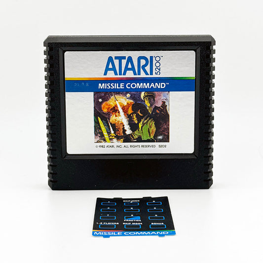Atari 5200 Missile Command Video Game Cartridge