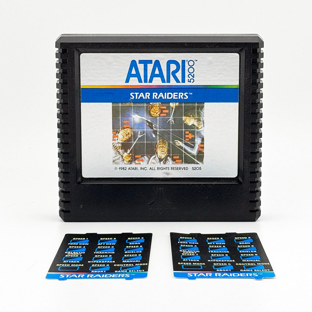 Atari 5200 Star Raiders Video Game Cartridge