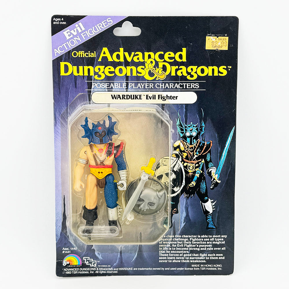 Dungeons & Dragons LJN Vintage Warduke Carded Action Figure