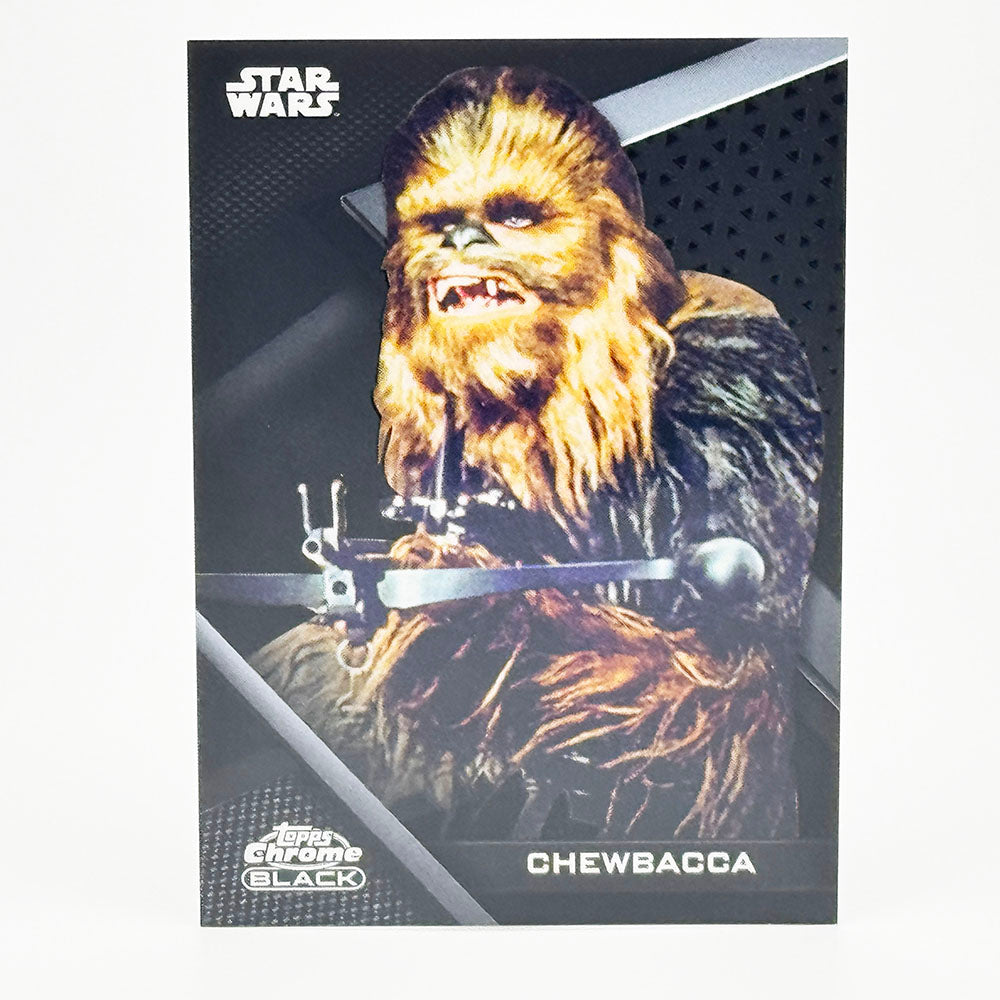 2022 Topps Chrome Black Star Wars Chewbacca #6