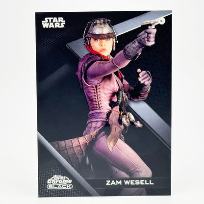2022 Topps Chrome Black Star Wars Zam Wessel #79
