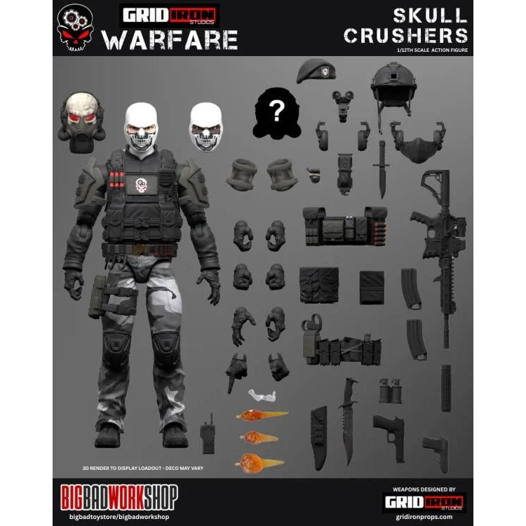 Gridiron Warfare Skull Crushers 1/12 Scale BBTS Exclusive Action Figure