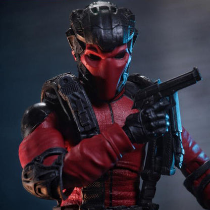 Soldiers of Fortune Close Combat Operative Red/Black Military 1:12 Scale Action Figure