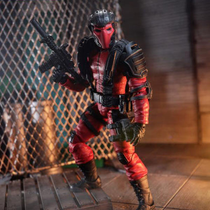 Soldiers of Fortune Close Combat Operative Red/Black Military 1:12 Scale Action Figure