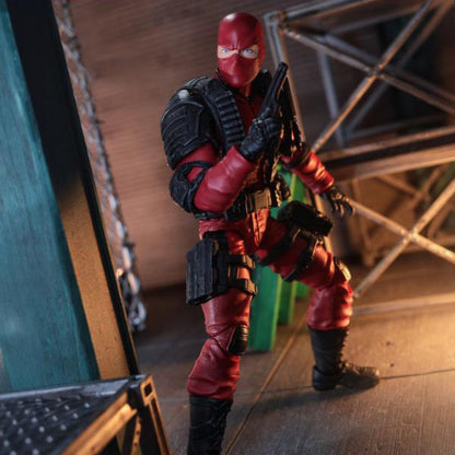 Soldiers of Fortune Close Combat Operative Red/Black Military 1:12 Scale Action Figure