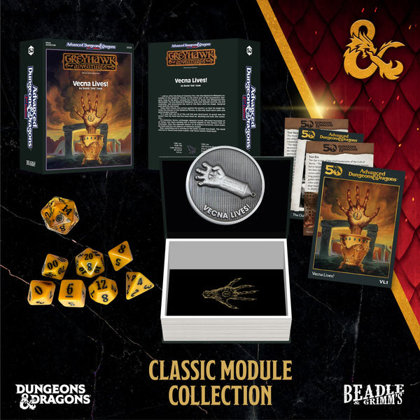 Beadle & Grimm's Dungeons & Dragons Vecna Lives! Classic Module Dice Sets