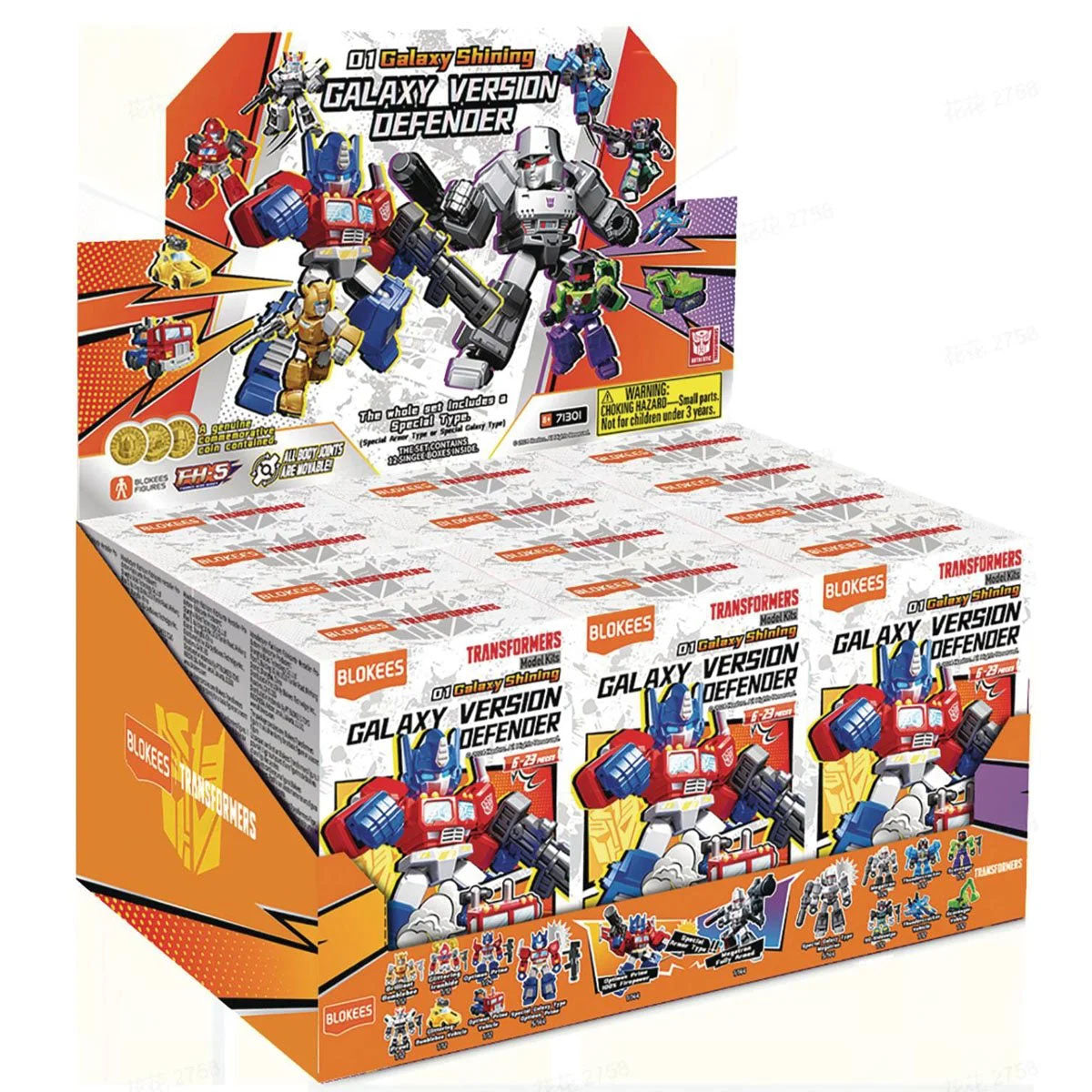 Transformers Galaxy Defender Version 01 Galaxy Shining Blokees Mini Model Kit