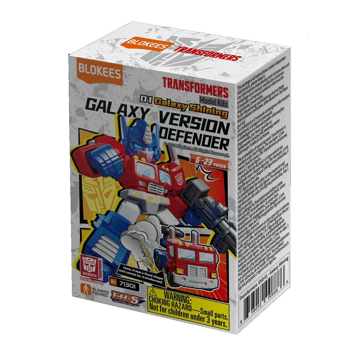 Transformers Galaxy Defender Version 01 Galaxy Shining Blokees Mini Model Kit