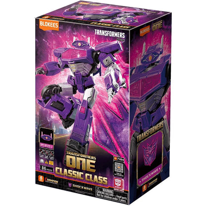 Transformers One Classic Class Shockwave Blokees Model Kit