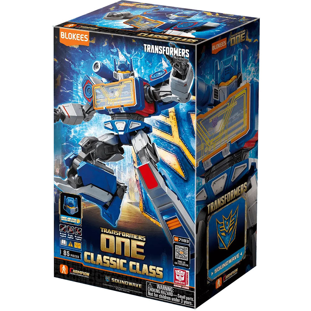 Transformers One Classic Class Soundwave Blokees Model Kit