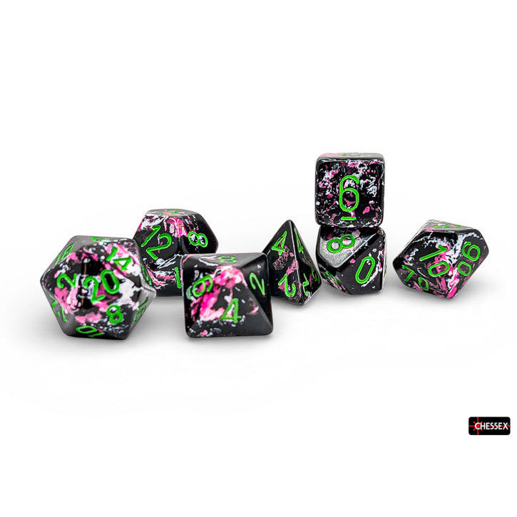 Brush Polyhedral Paintball/green 7-Die Set