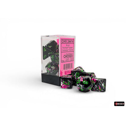 Brush Polyhedral Paintball/green 7-Die Set