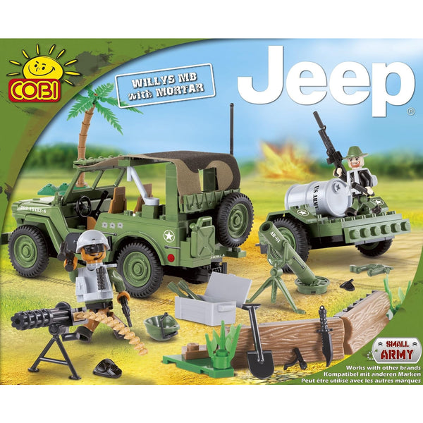 Cobi - Jeep™ Willys MB with Mortar | Set 24200