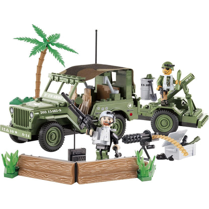 Cobi - Jeep™ Willys MB with Mortar | Set 24200