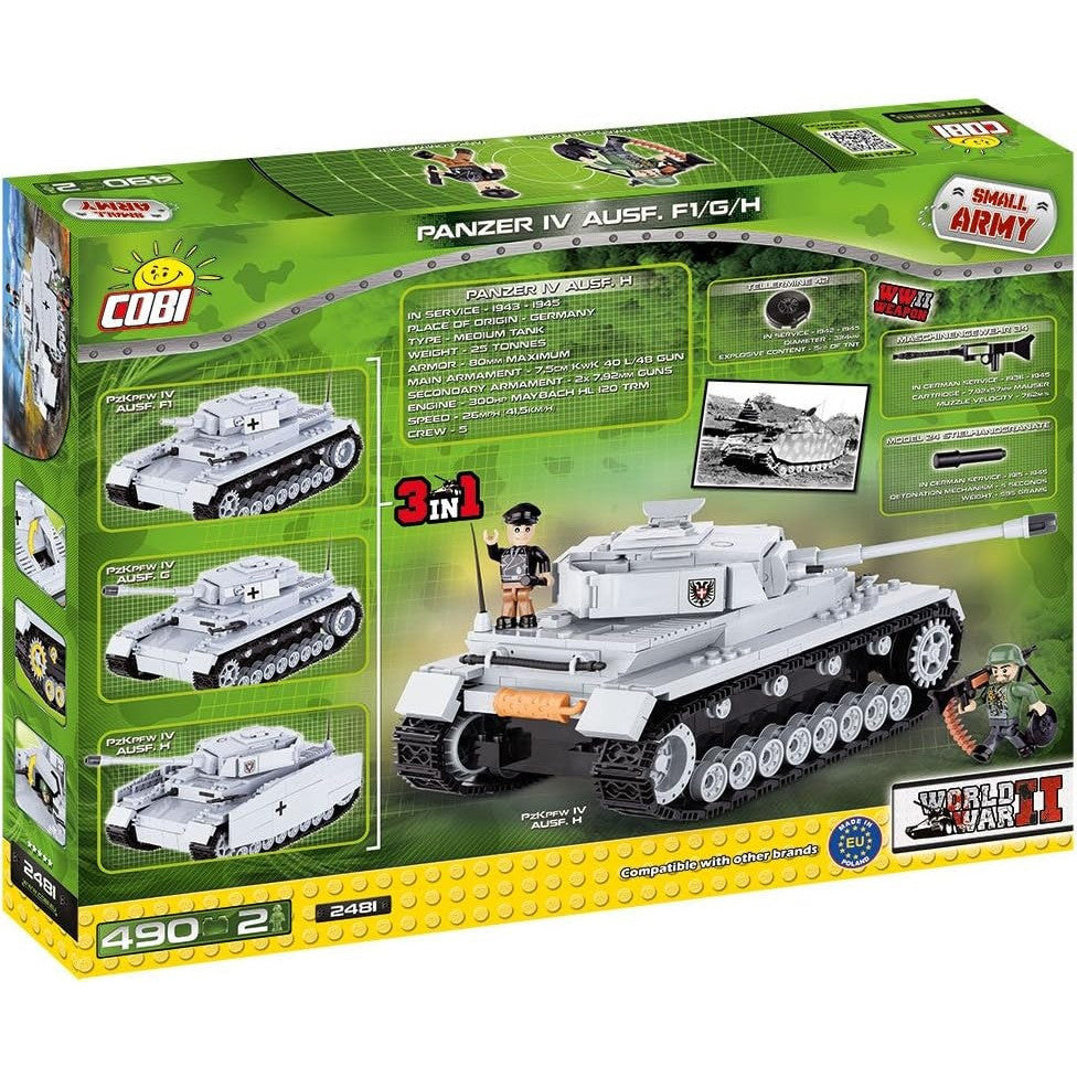 Cobi - Panzer IV ausf.FI/G/ H - German medium tank | Set 2481