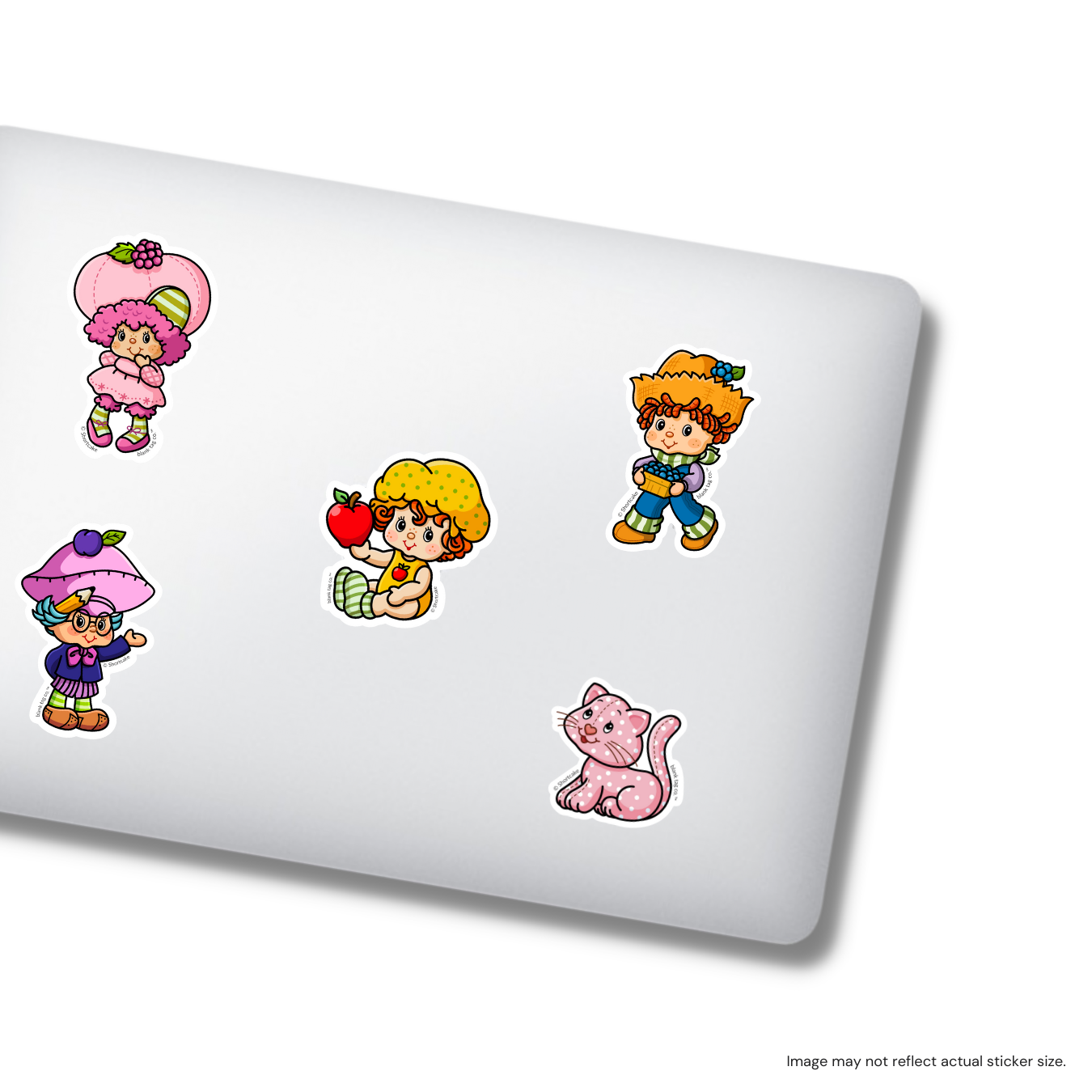 Strawberry Shortcake Waterproof Sticker -  Custard