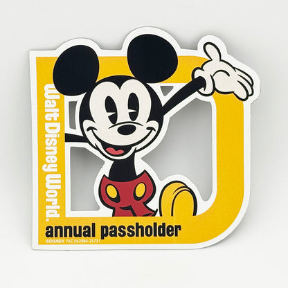 Walt Disney World Park Annual Passholder Magnet