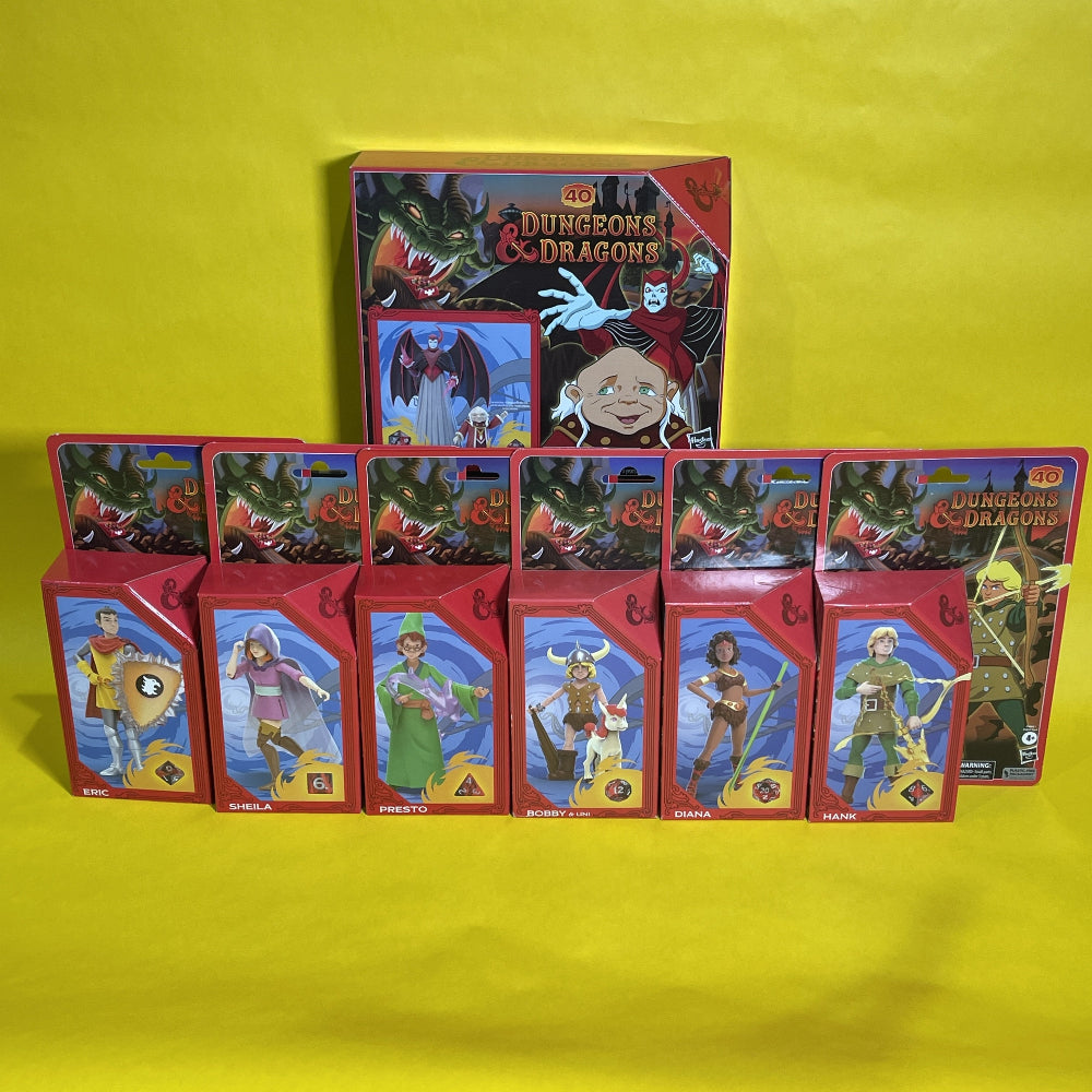 Hasbro Dungeons & Dragons Cartoon Series 40th Anniversary Complete Set