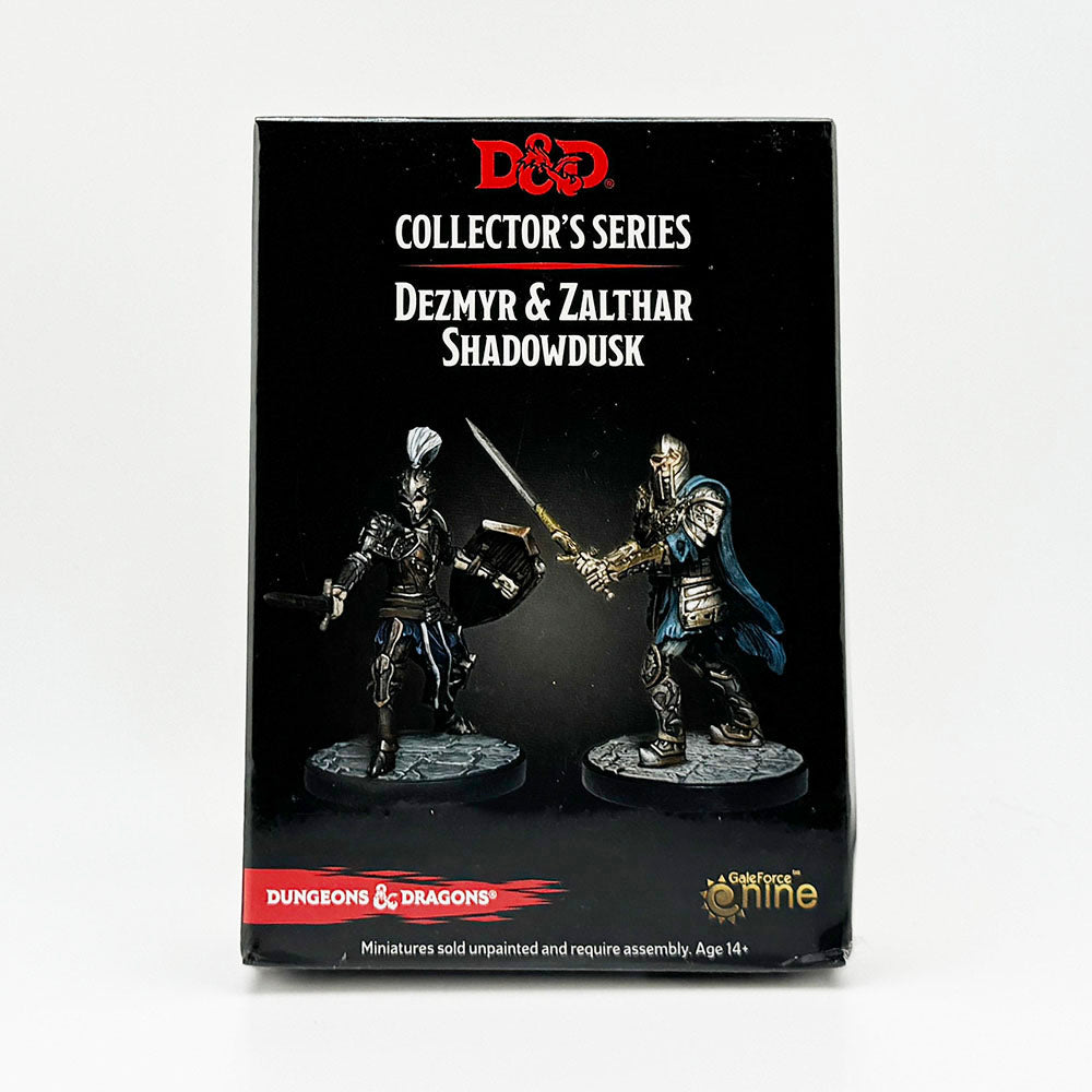 Gale Force Nine Dungeons and Dragons Dezmyr & Zalthar Shadowdusk Unpainted Miniatures
