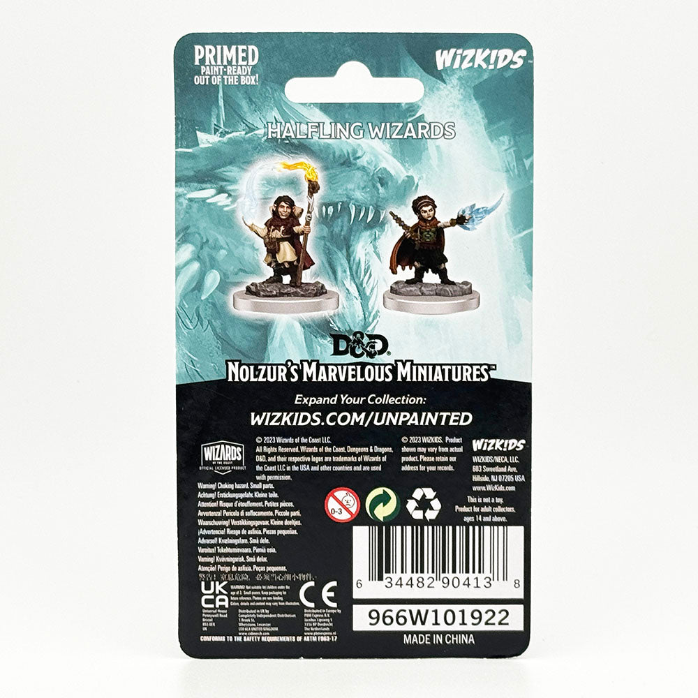 WizKids Dungeons and Dragons Halfling Wizards Unpainted Miniatures Set