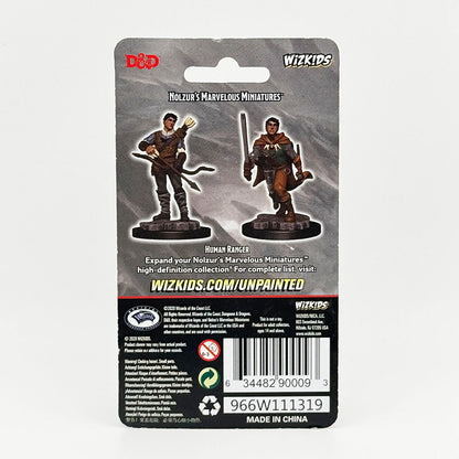 WizKids Dungeons and Dragons Human Ranger Unpainted Miniature Set