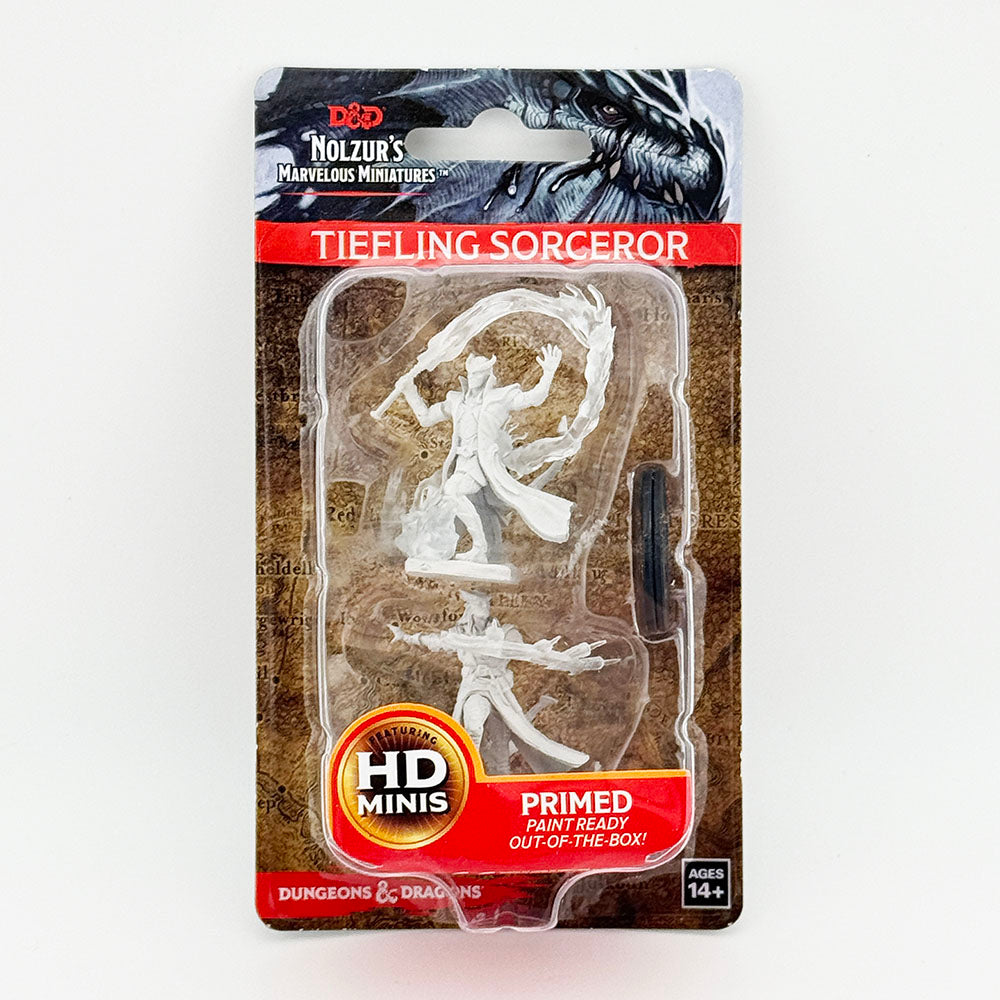 WizKids Dungeons and Dragons Tiefling Sorceror Unpainted Miniature Set