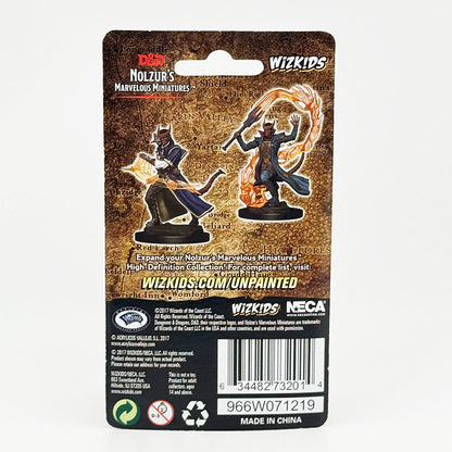 WizKids Dungeons and Dragons Tiefling Sorceror Unpainted Miniature Set